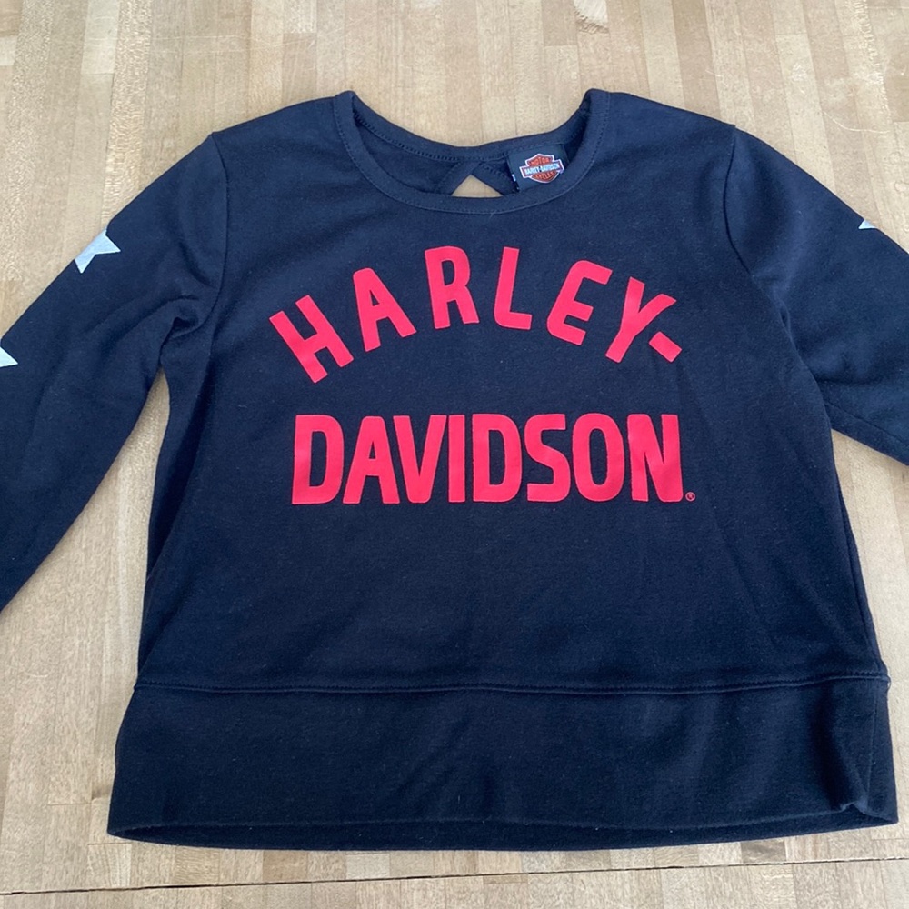 Girls Harley-Davidson knit top size 6